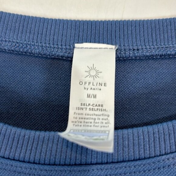 Women’s OFFLINE By Aerie Sidewalk Seamless Long Sleeve Cropped shirt size medium - Picture 10 of 11